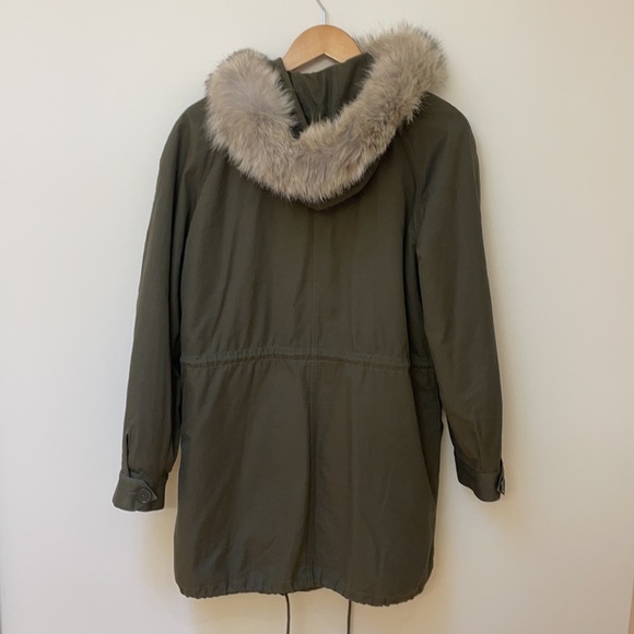 Marc by Marc Jacobs Fur Trimmed Utility Jacket - Picture 9 of 9